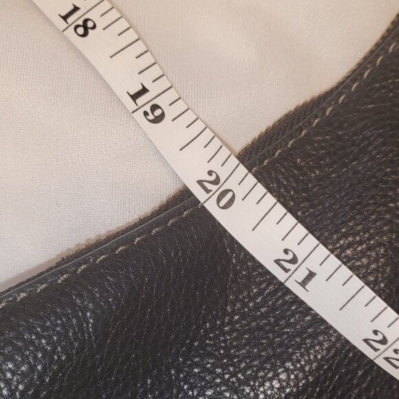 Vintage Fossil Emerson Bag Hobo Crossbody Black Pebble Leather Shoulder Bag Hand - Picture 15 of 16